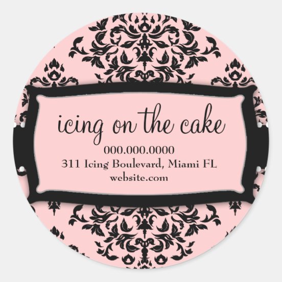 Cake Icing Stickers & Labels Zazzle UK