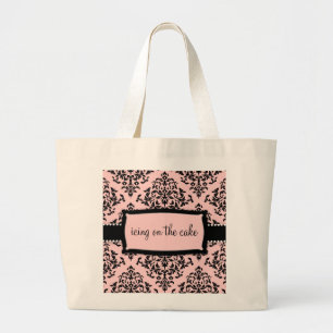 311-Icing on the Cake - Sweet Pink Large Tote Bag