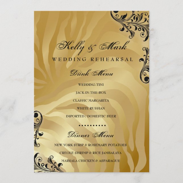 311-Jardin d'or Dinner Drink Menu (Front)