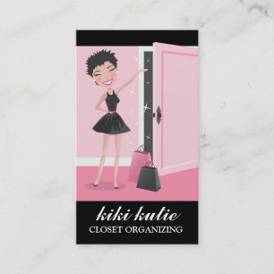 311 Kiki Cutie Open Door Shopping Gift Bags Business Card