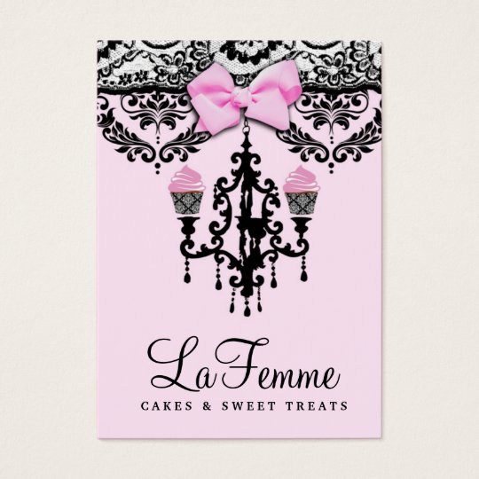 311 La Femme Cakes Pink Deux Business Card