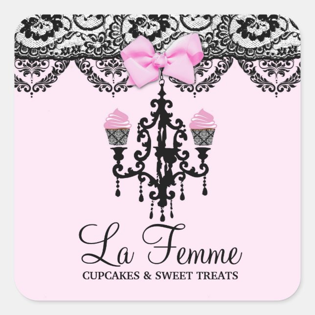 311 La Femme Cakes Pink Deux Square Sticker (Front)