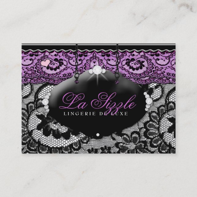 311-Lace de Luxe - Violet Business Card (Front)