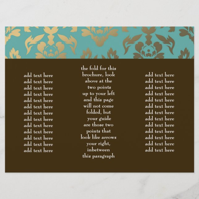 311 Ladonna Damask Aqua Topaz Brochure (Front)