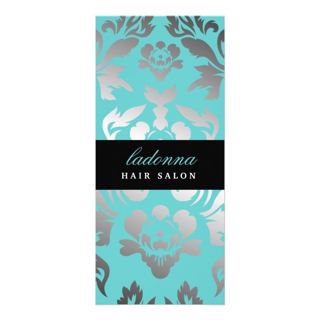 311 Ladonna Damask Topaz Rack Card (Front)