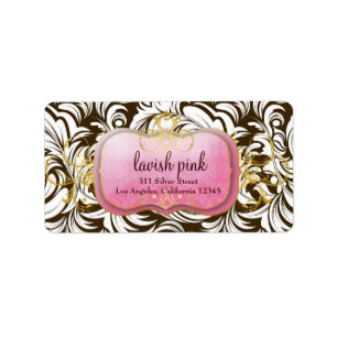 311 Lavish Pink Brown Label