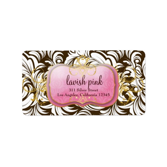 311 Lavish Pink Brown Label (Front)