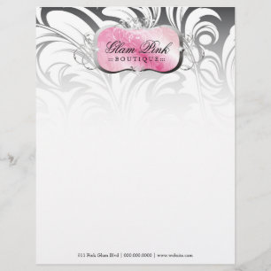 311-Lavish Pink Platter Silver Letterhead