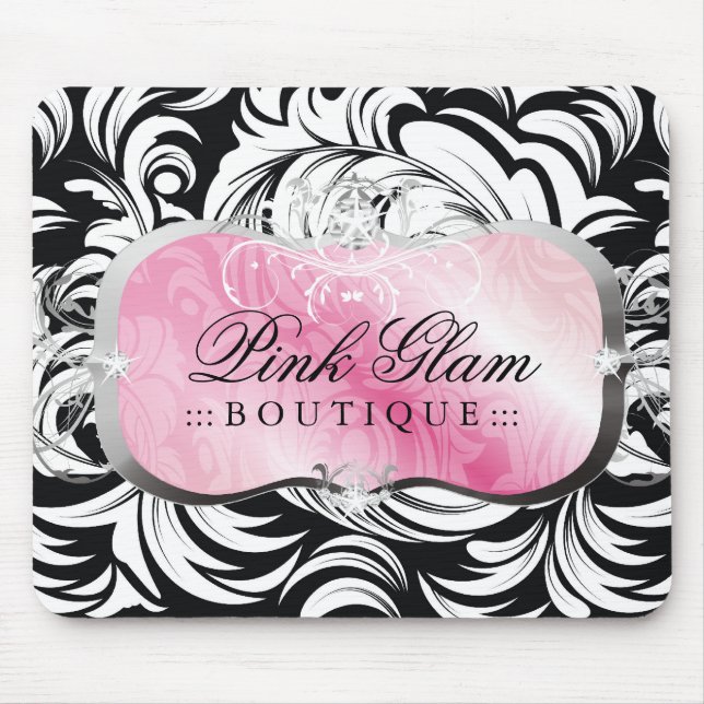 311 Lavish Pink Platter Silver Mousepad (Front)