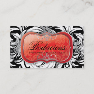 311 Lavish Red Plate Business Card