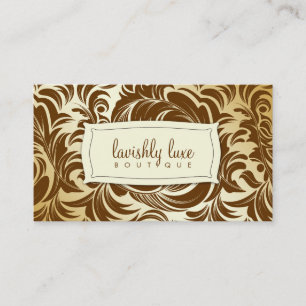 311 Lavishly Lainey Golden Brown Business Card