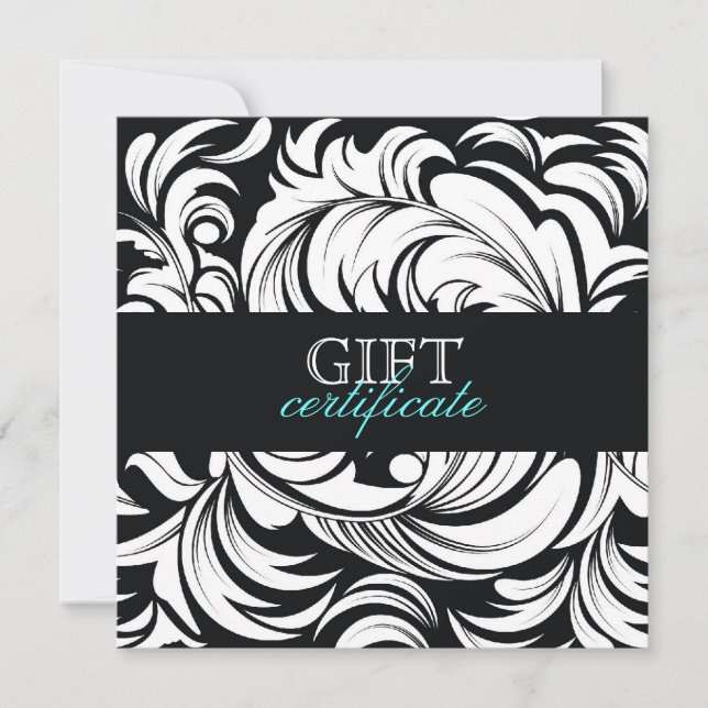 311-LavishTopaz Plate Gift Certificate Black (Front)