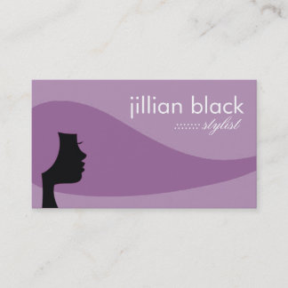 311-Les Cheveux | Purple Appointment Card