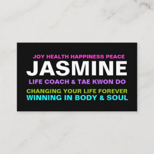 311 Life Coach Trainer Etc. Business Card