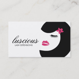 311 Luscious Lash Zebra Stripes Appointment Card