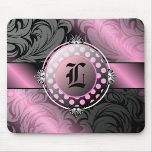 311-Luscious Molasses Monogram Mouse Mat