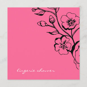 311-Lush Pink Lingerie Invitation