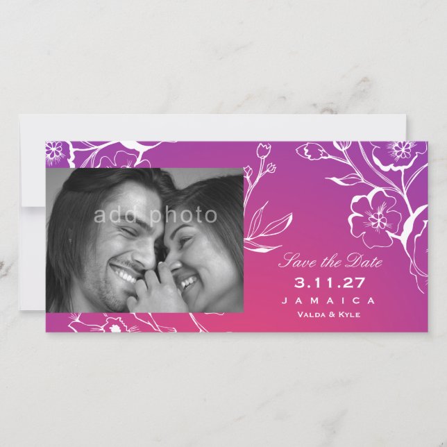 311-Lush Purple Radiance Save the Date (Front)