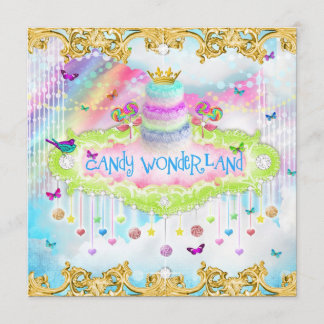311 Magical Candy Wonderland Invitation
