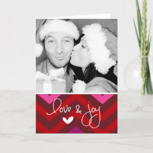 311 Merry Chevron Holiday Photo Card