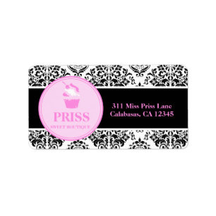 311 Miss Priss Cupcake Label