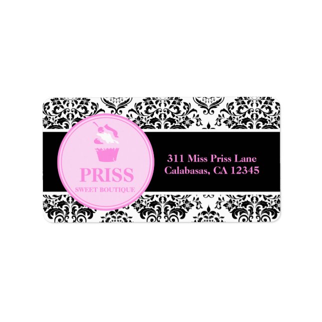311 Miss Priss Cupcake Label (Front)