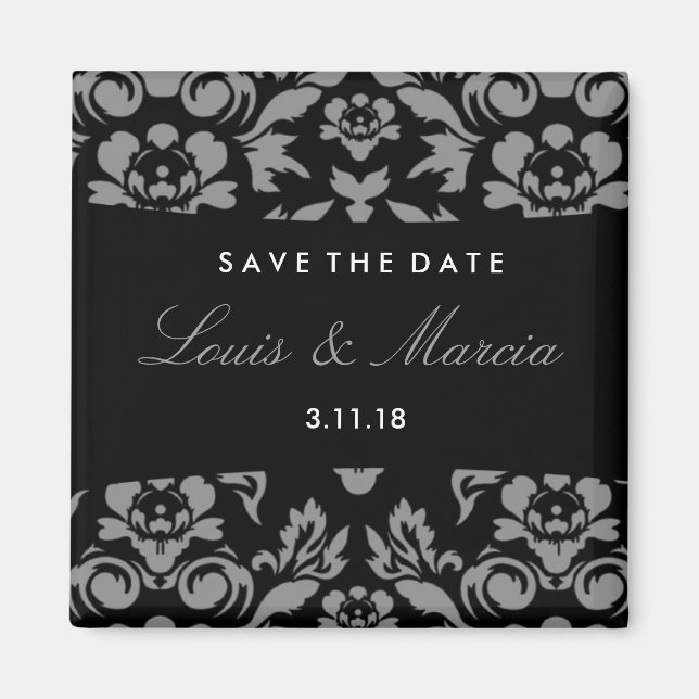 311-Outback Damask | Grey Magnet (Front)