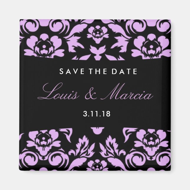 311-Outback Damask | Lilac Magnet (Front)