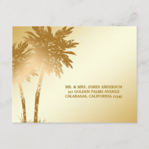 311 Paradise Found RSVP   Golden Palms Postcard