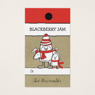 311-Penguin Family Hang Tag