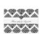 311 Phoebe Cream & Black Damask RSVP