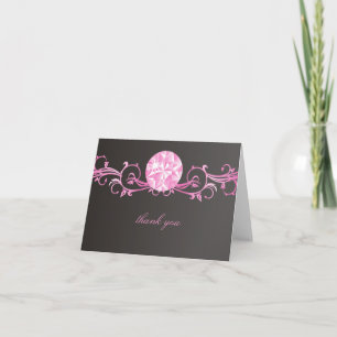 311 Pink Diamond Radiance Thank You Card