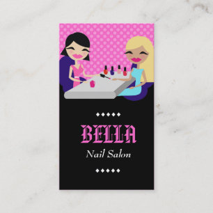 311-PINK NAIL SALON BUSINESS CARD