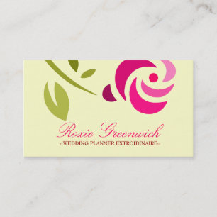 311-PINK ROSE EXTROIDINAIRE BUSINESS CARD