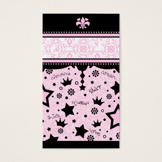 311 PINK STAR NAME CARD