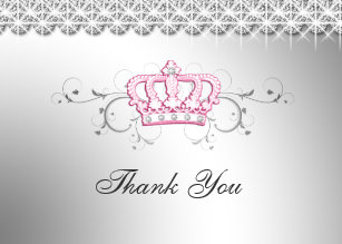 Queen Thank You Cards Zazzle Uk