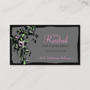 311 RAVISHING ROSEBUD BUSINESS CARD