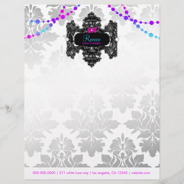 311 Rococo Wonderland Colourful Letterhead (Front)