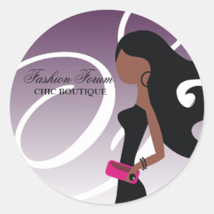311 Sassy African American Fashionista 2 Sticker