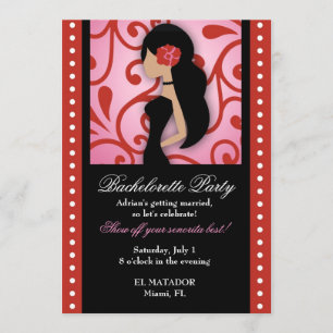 311 Senorita Bachelorette Invitation