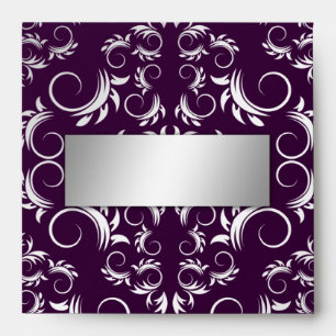 311 Silver Divine Eggplant Envelope SQUARE