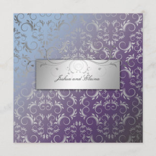 311-Silver Divine Hydrangea Invitation
