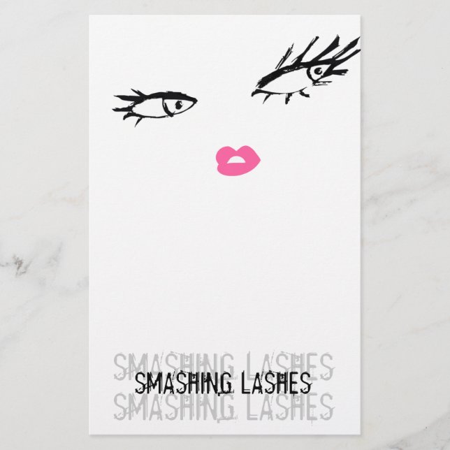 311-Smashing Lashes Flyer (Front)