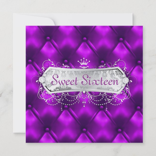 311 Snow Bliss Royal Tuft Customisable Invitation (Front)