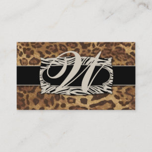 311 Sophisticated Jungle Leopard 2 Business Card