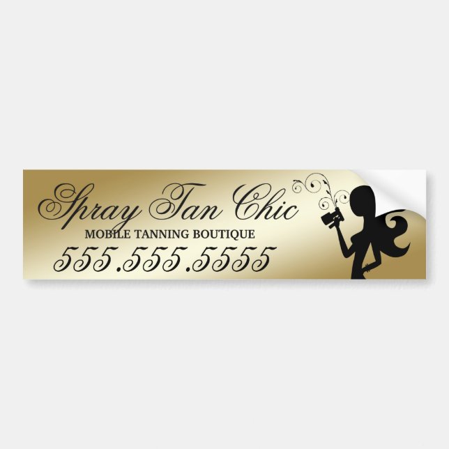 311 Spray Tan Fashionista Bumper Sticker (Front)