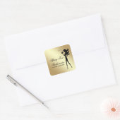 311 Spray Tan Fashionista Square Sticker (Envelope)