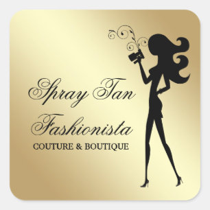 311 Spray Tan Fashionista Square Sticker