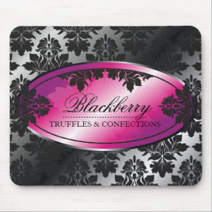 311-Sweet Blackberry Truffle Damask Mouse Mat