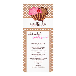311 Sweet Cakes Cupcake Rackcard Rack Card